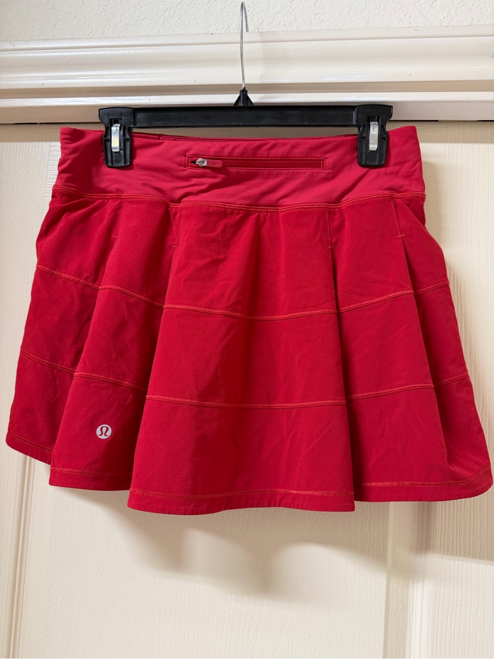 lululemon athletica Red Pleated Skirt